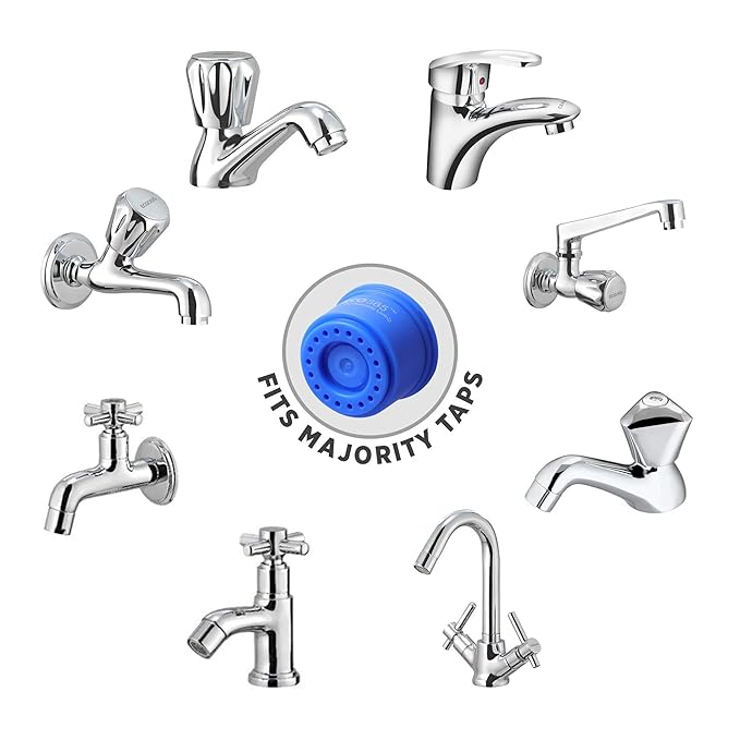 ECO365 Anti Clogging 3LPM Shower Flow Aerator (Pack of 3) | Fits in both Inner(24mm) & Outer(22mm) Threaded Shell | & Saves upto 80% of Water