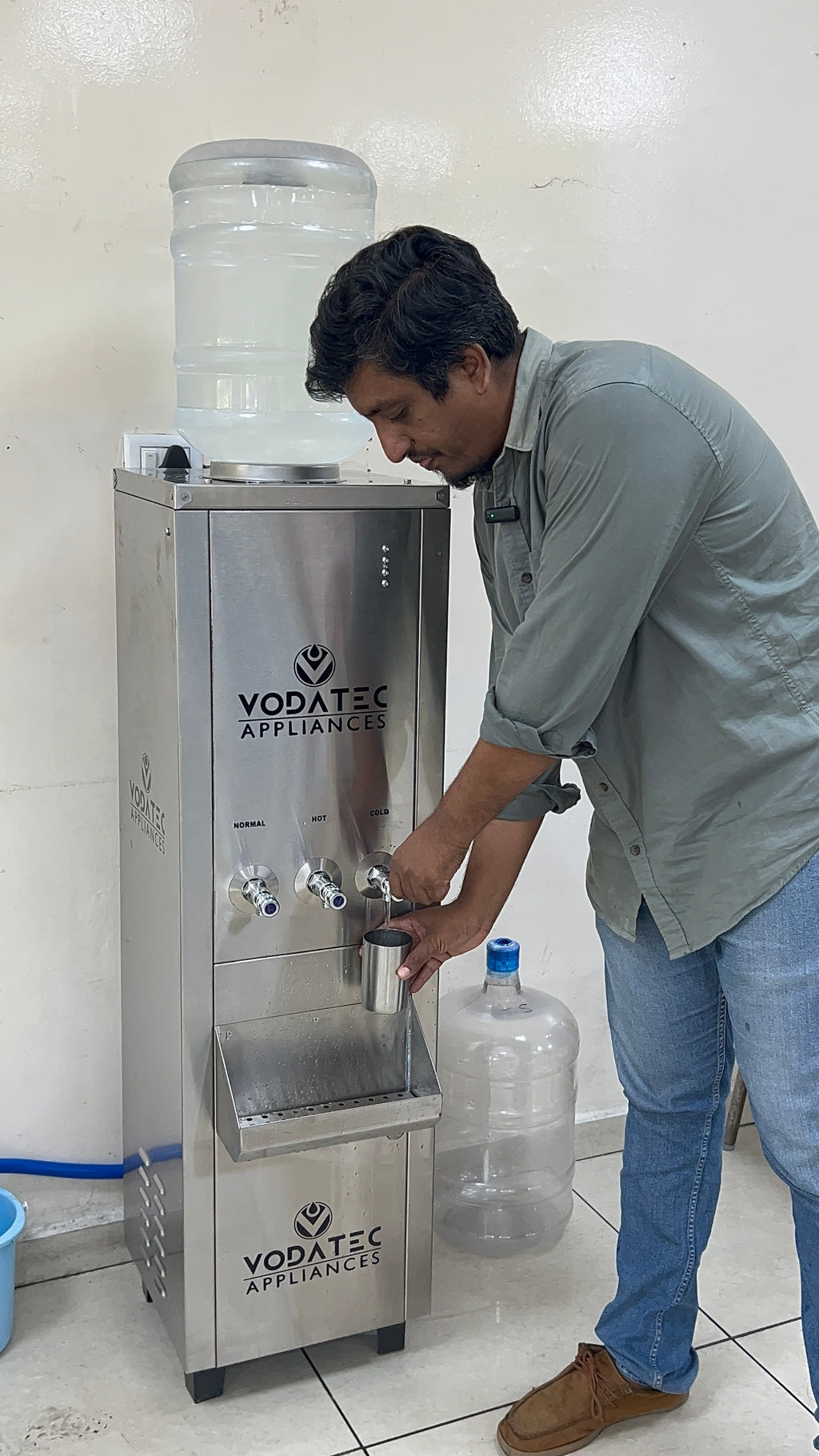 VODATEC – D 75 NHC Water Dispenser Stainless Steel Hot & Cold.
