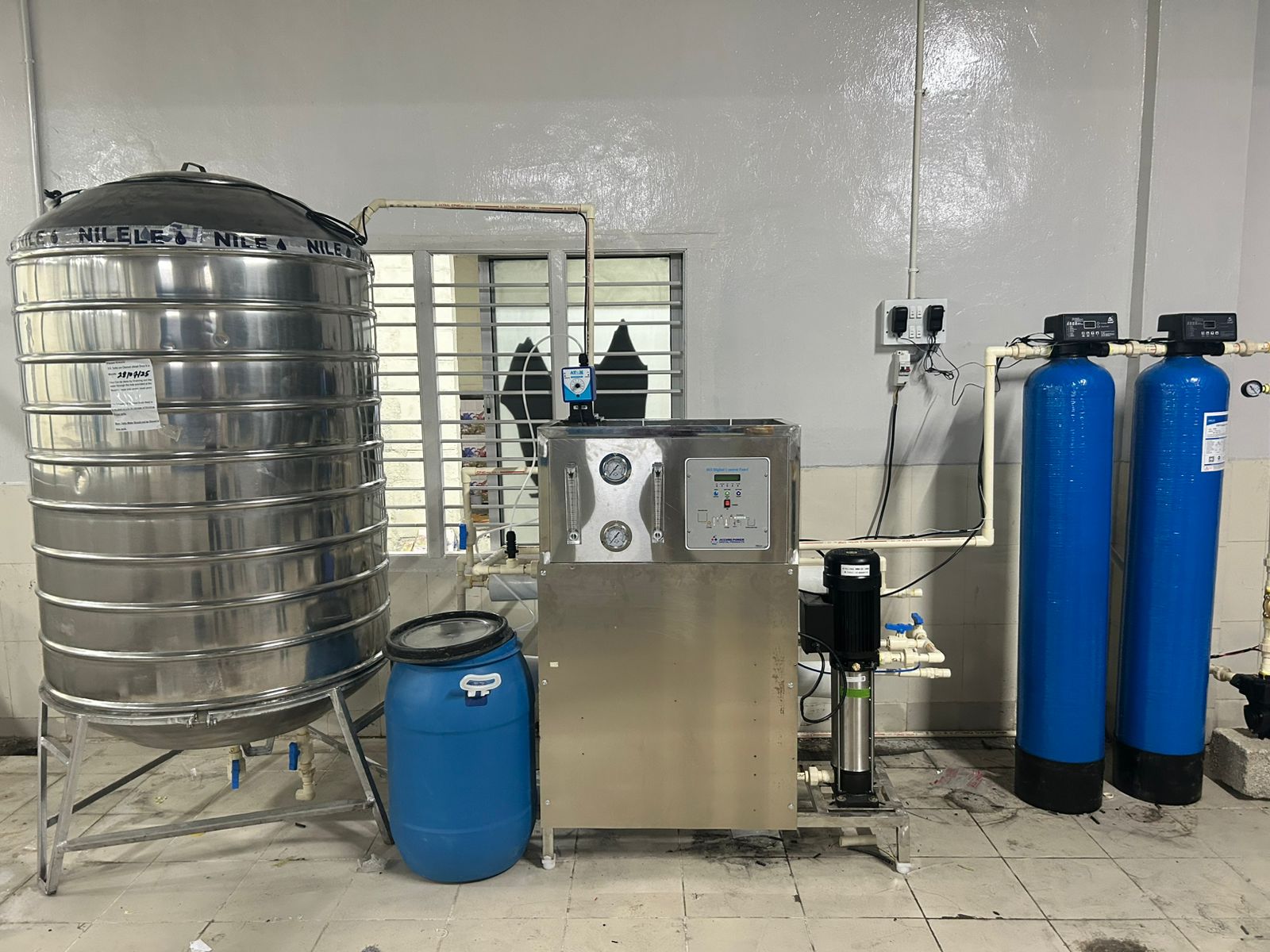 RO Plant 500 LPH Industrial RO Plant Water Purifier System