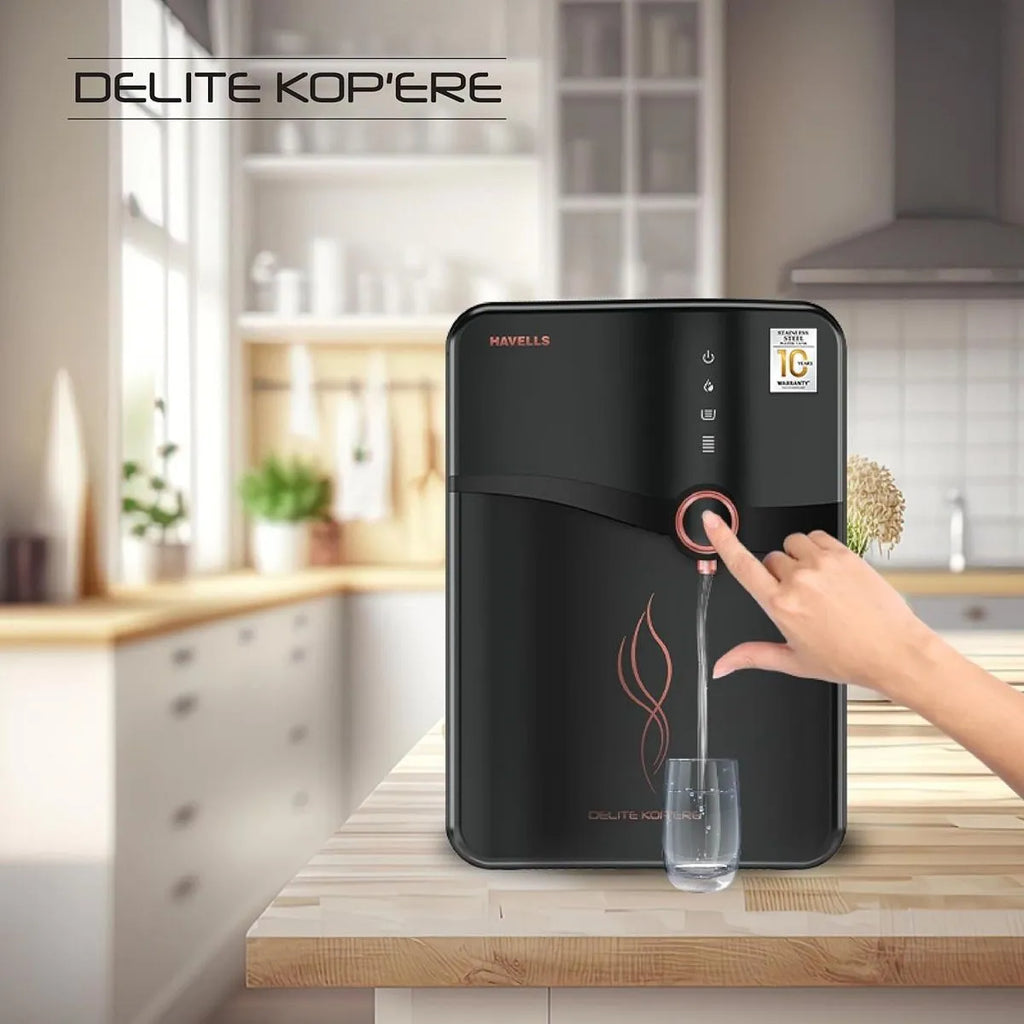 Havells Delite Kop'ere RO + Alkaline Water Purifier